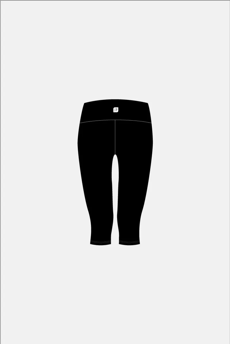 Girls 3/4 Length Tights - No Logo