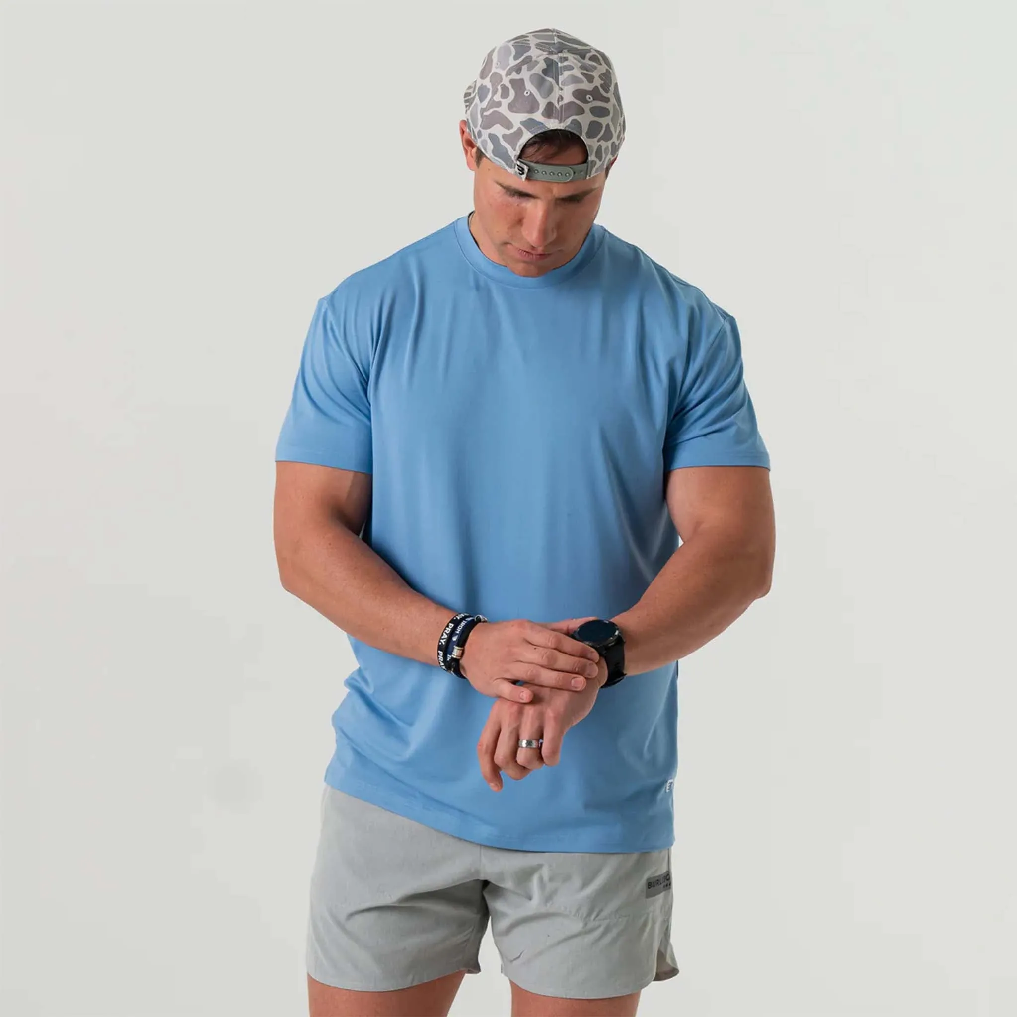 Go To Tee Blue Short Sleeve T-Shirt