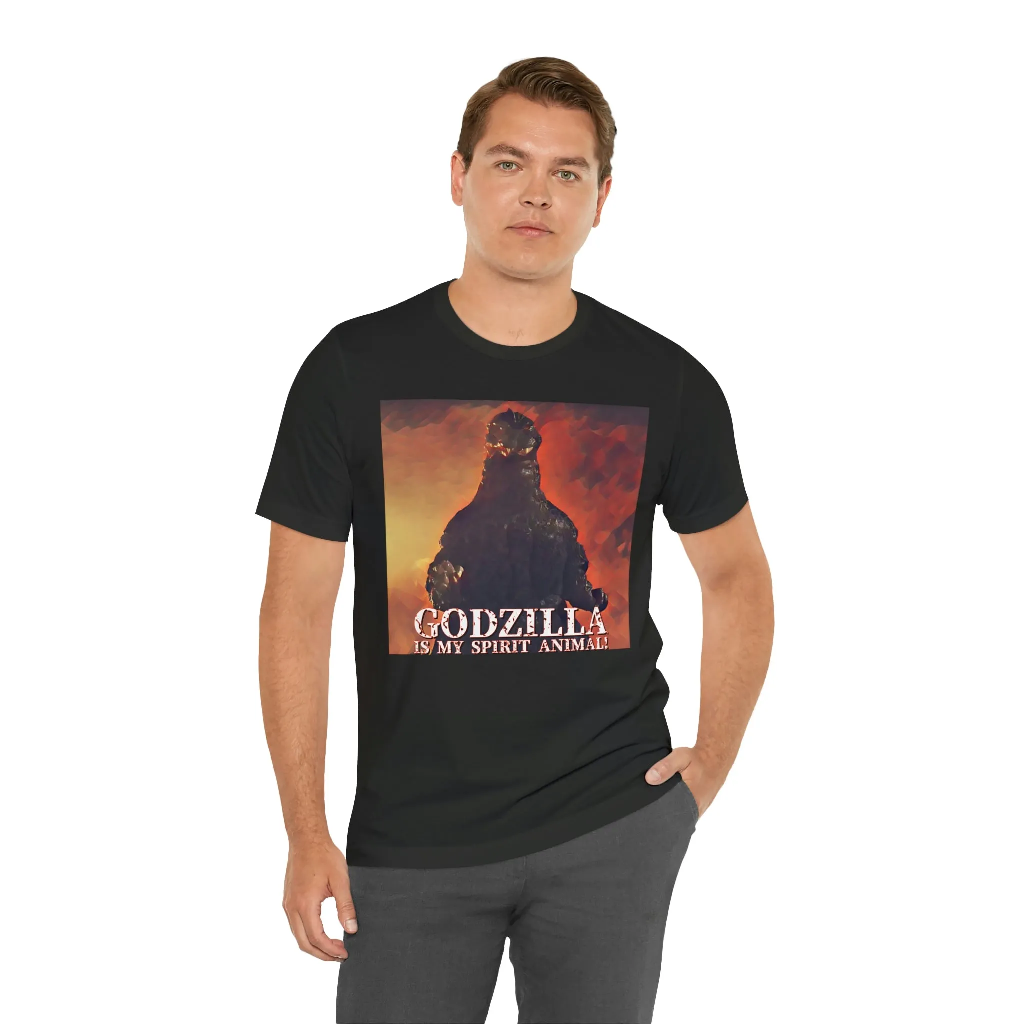 Godzilla Is My Spirit Animal! Short Sleeve Tee