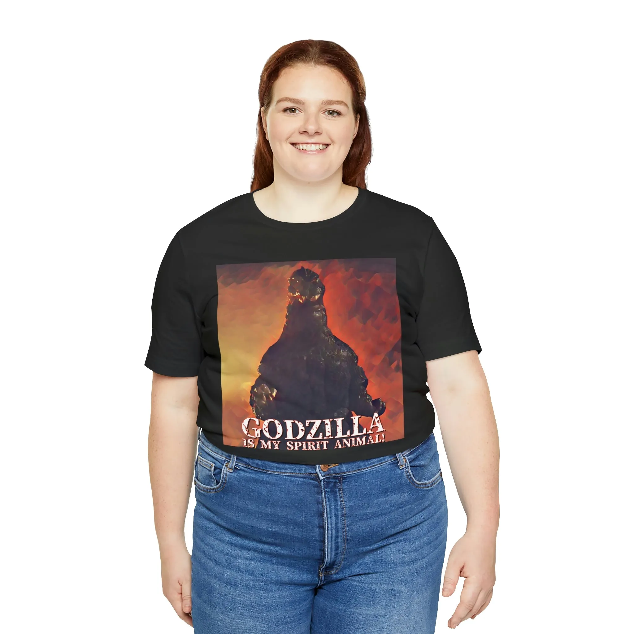 Godzilla Is My Spirit Animal! Short Sleeve Tee