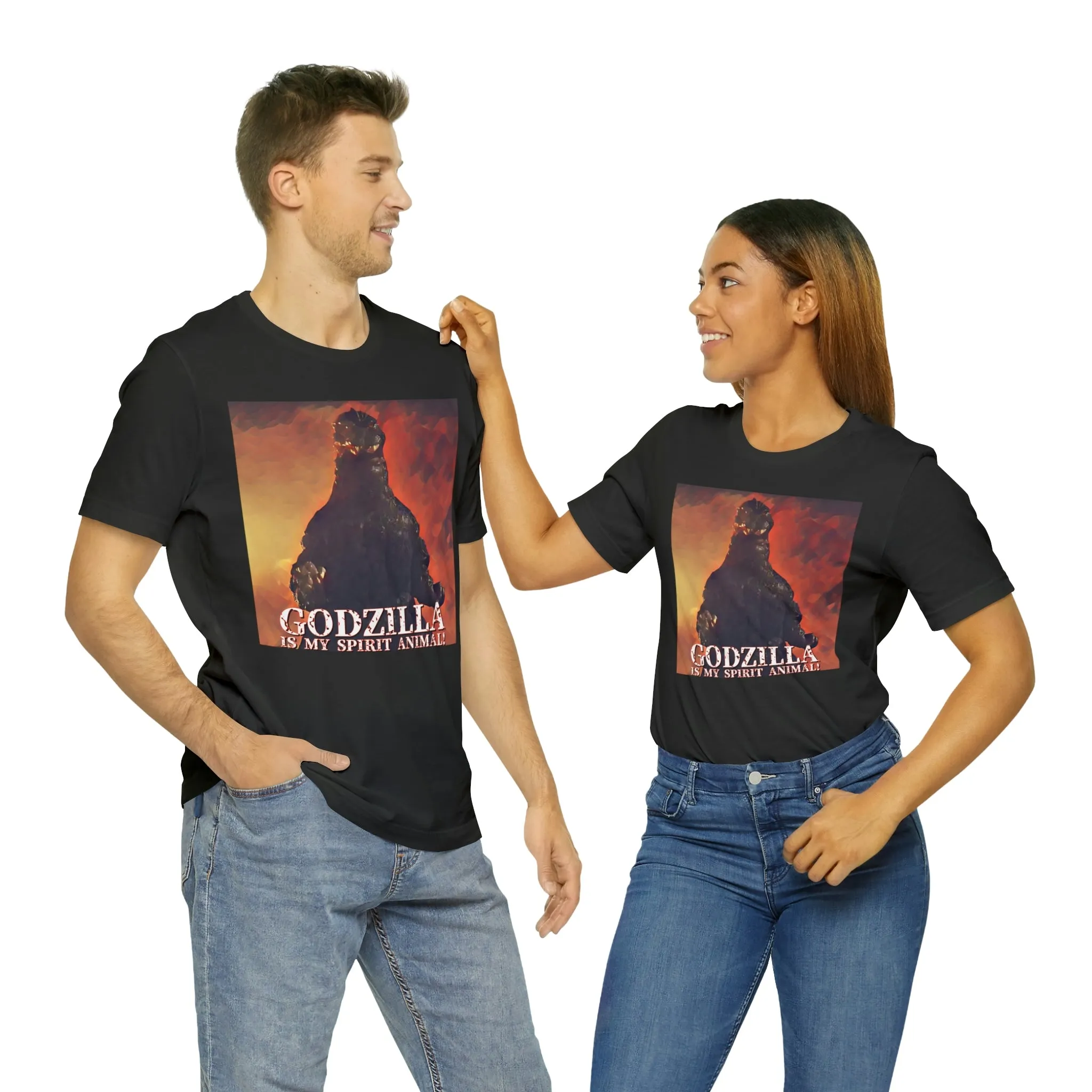 Godzilla Is My Spirit Animal! Short Sleeve Tee