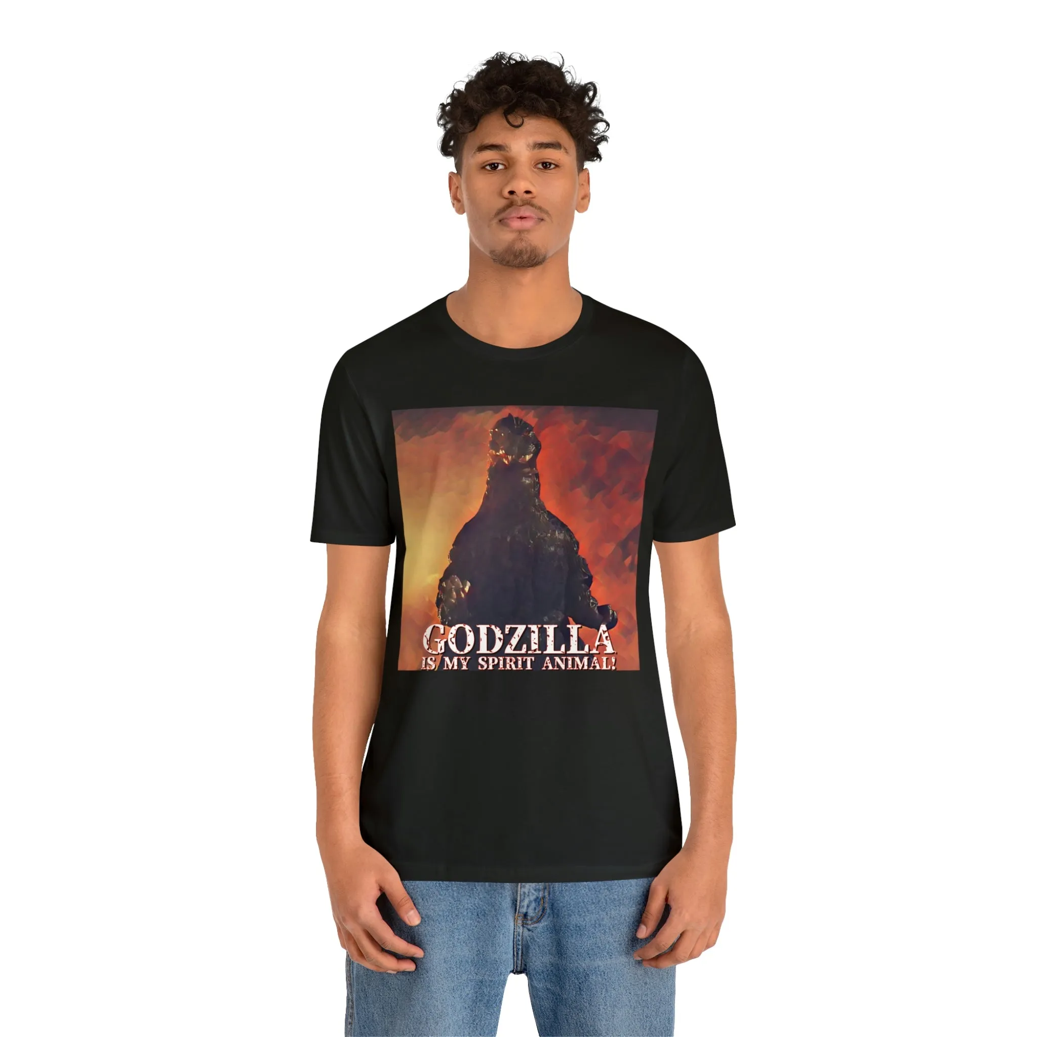 Godzilla Is My Spirit Animal! Short Sleeve Tee