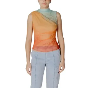 Gradient Mesh Sleeveless Top