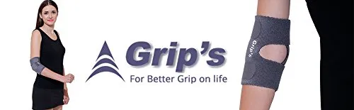 Grip's Elbow Support/Elbow Band for tennis elbow pain/gym R 04 (color may vary)
