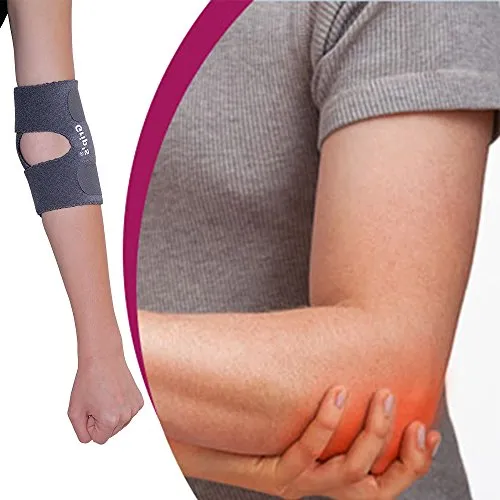 Grip's Elbow Support/Elbow Band for tennis elbow pain/gym R 04 (color may vary)