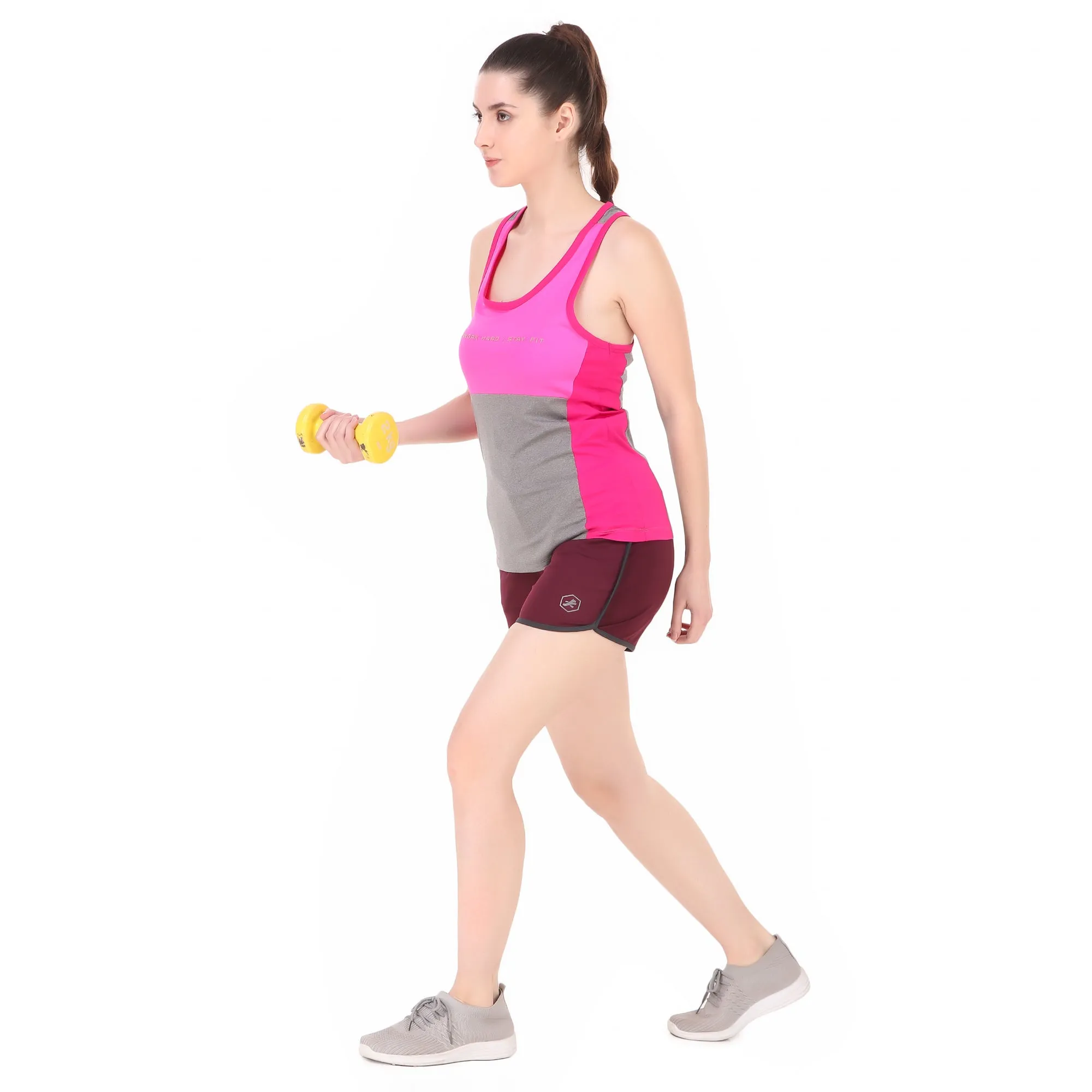 Gym & Running Shorts For Women (Maroon)