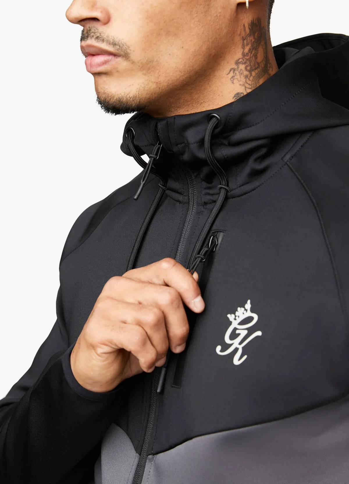 Gym King Precision Fz Hoodie Graphite