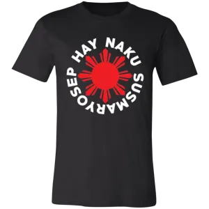 Hay Naku Susmaryosep Red Sun Unisex Jersey T-Shirt