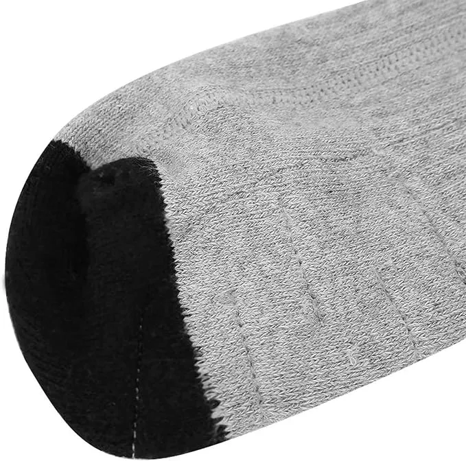 Heated Socks for Men Women, 4-5 Hours -Lasting Heating Thermal Stockings Winter 50℃ Warm Socks for Camping Hiking Fishing Skiing Hunting Foot Warmer, Nice Gift Socks, 4.5v
