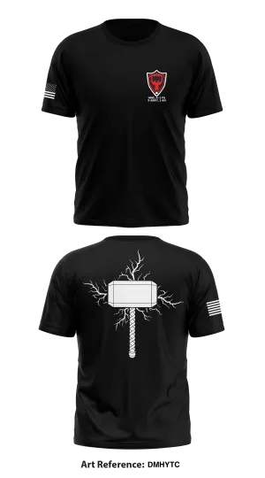 HHB (Hammer Battery), 4-1 FA, 3 ABCT, 1 AD  Store 1 Core Men's SS Performance Tee - dmHyTC