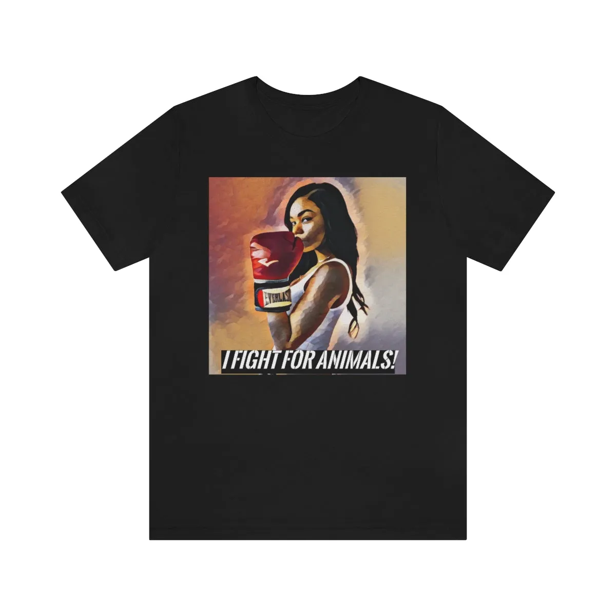 I fight for animals Short Sleeve Tee