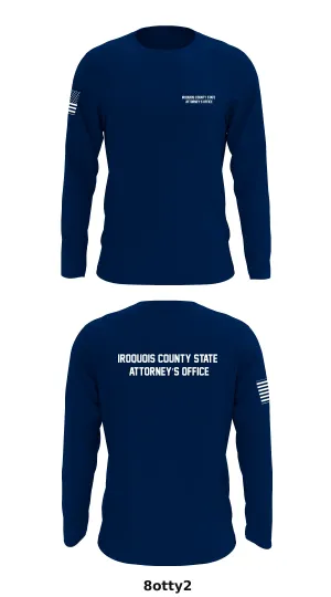 Iroquois County State’s Attorney’s Office Store 1 Core Men's LS Performance Tee - 8otty2