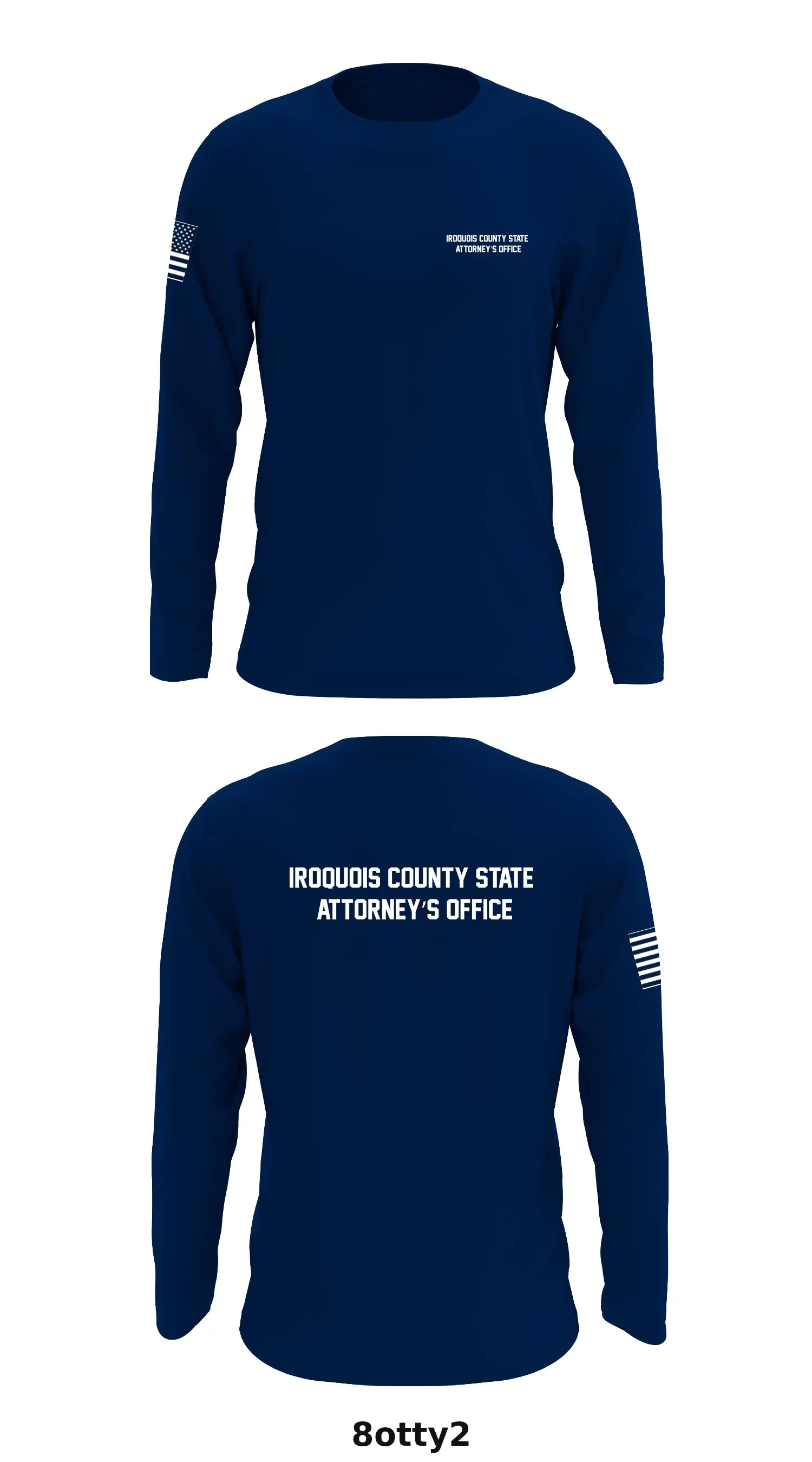 Iroquois County State’s Attorney’s Office Store 1 Core Men's LS Performance Tee - 8otty2