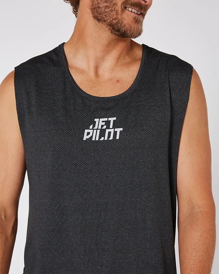 Jetpilot All Day Mens Muscle Tee - Black