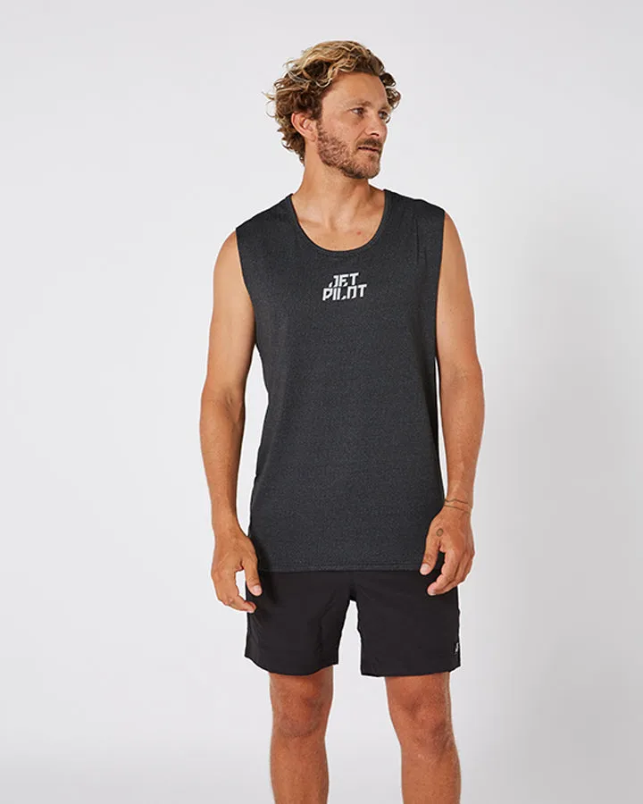 Jetpilot All Day Mens Muscle Tee - Black