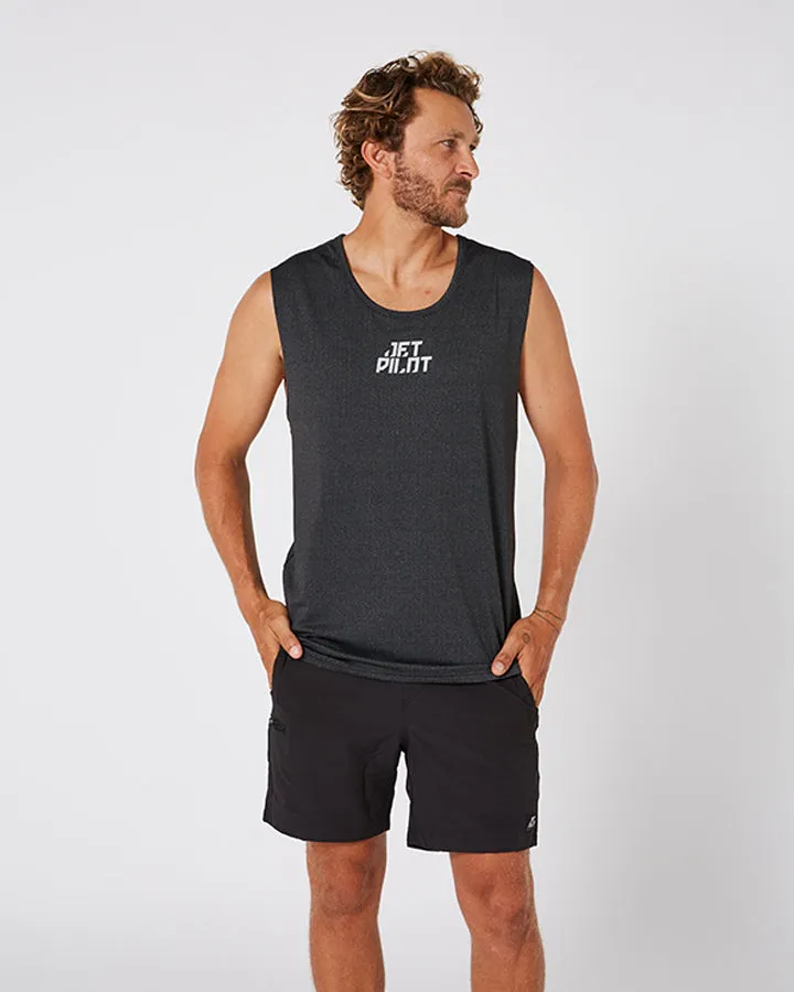 Jetpilot All Day Mens Muscle Tee - Black