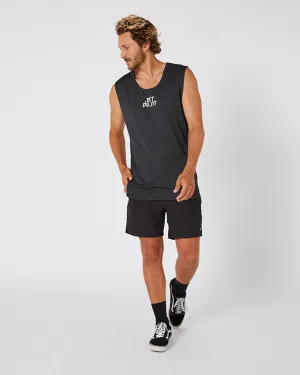 Jetpilot All Day Mens Muscle Tee - Black