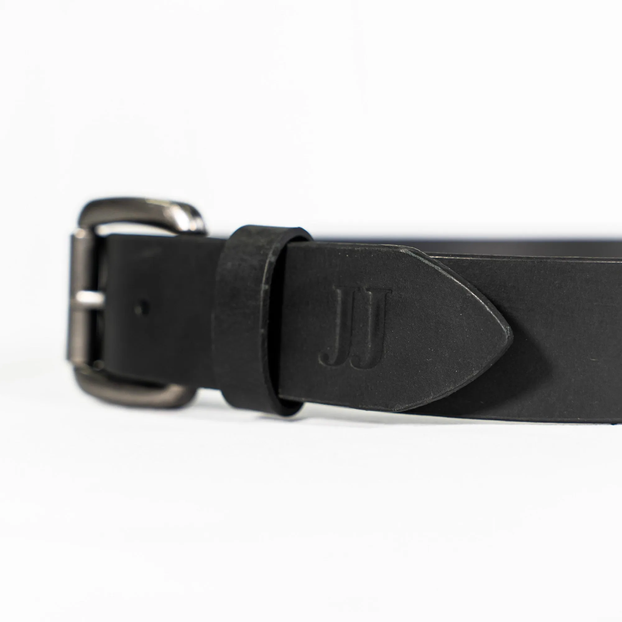 JJ Performance Leather Belt - Matte Black