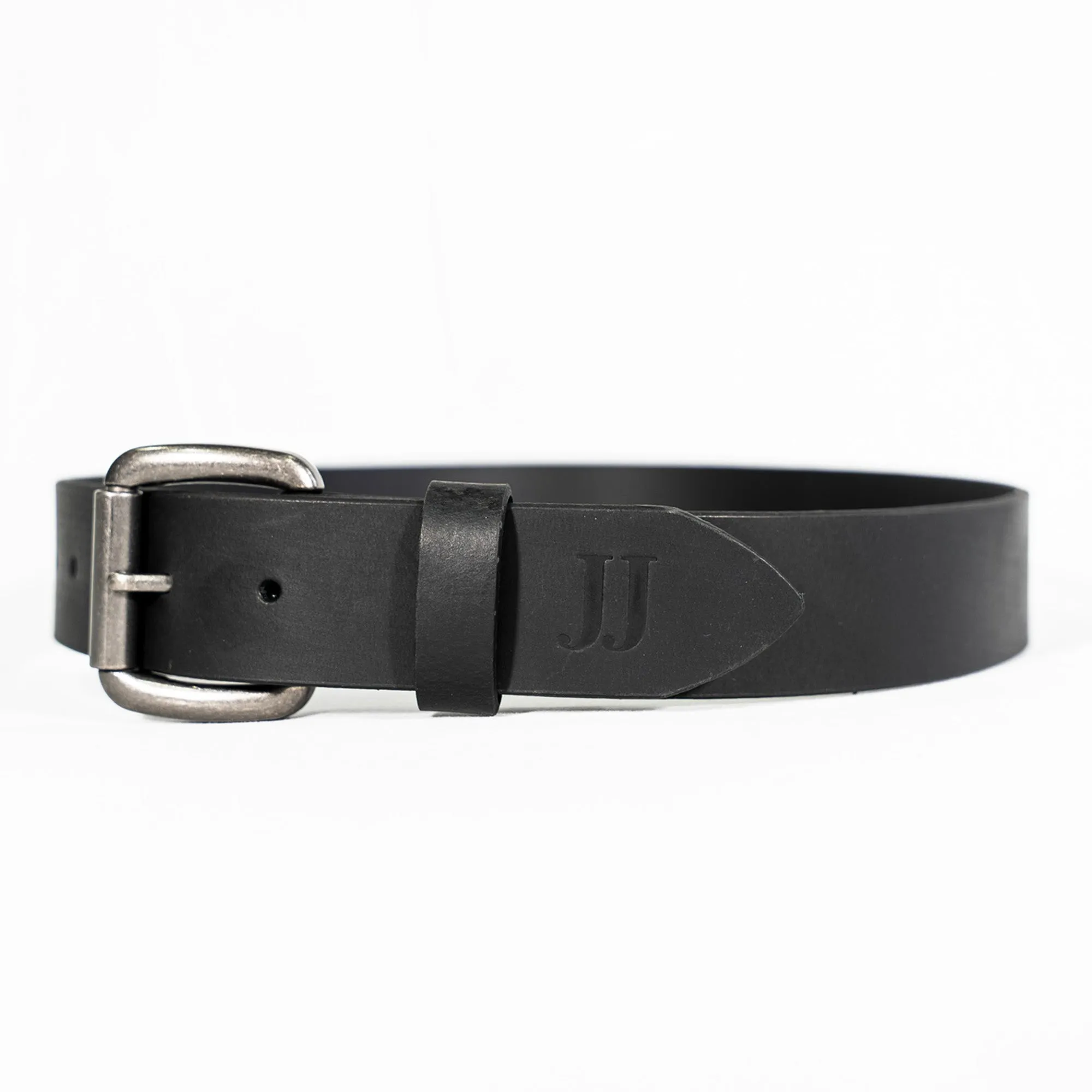 JJ Performance Leather Belt - Matte Black