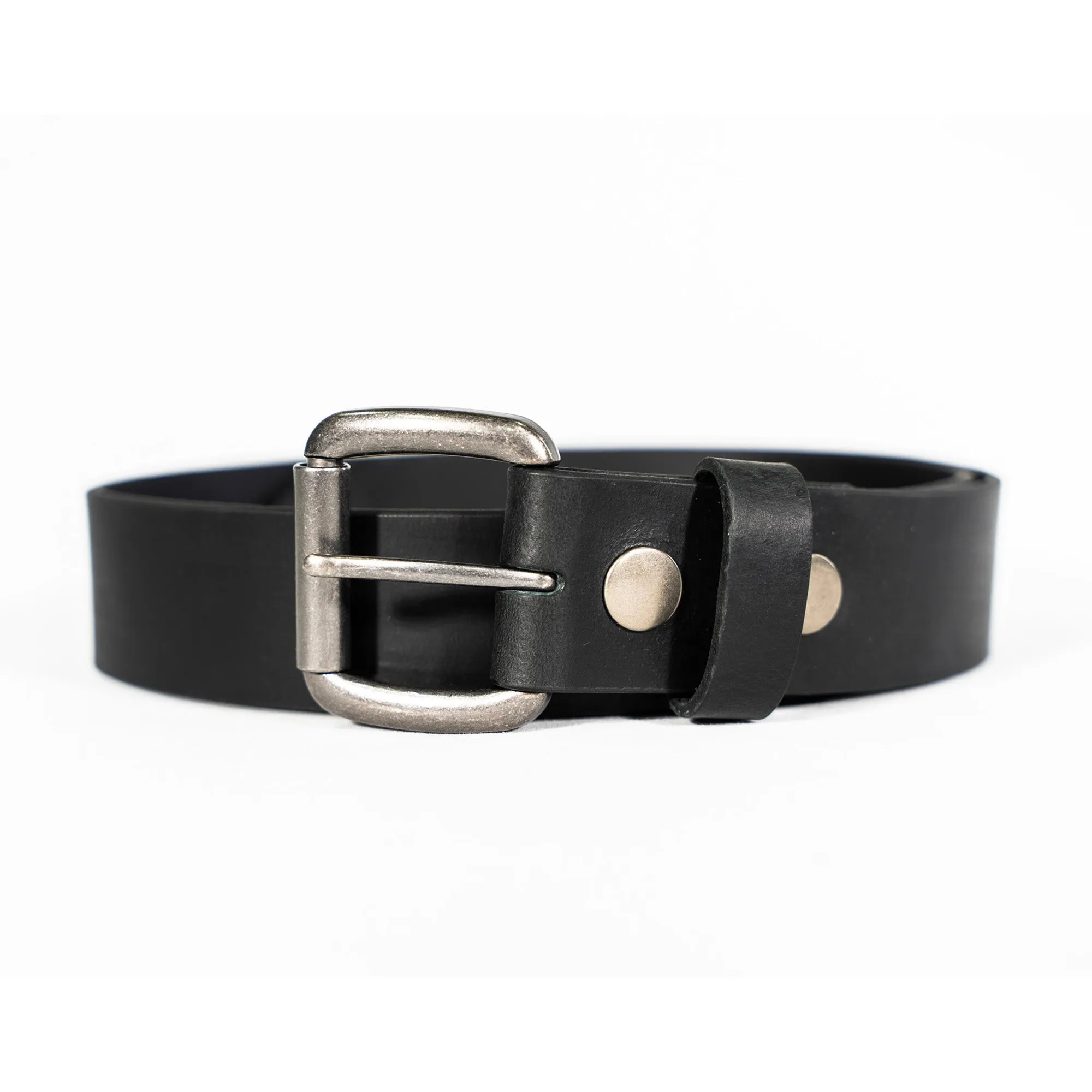 JJ Performance Leather Belt - Matte Black