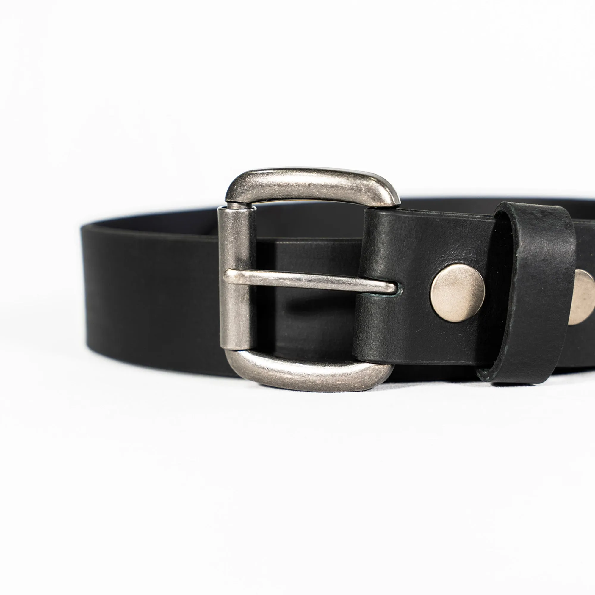 JJ Performance Leather Belt - Matte Black