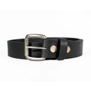 JJ Performance Leather Belt - Matte Black