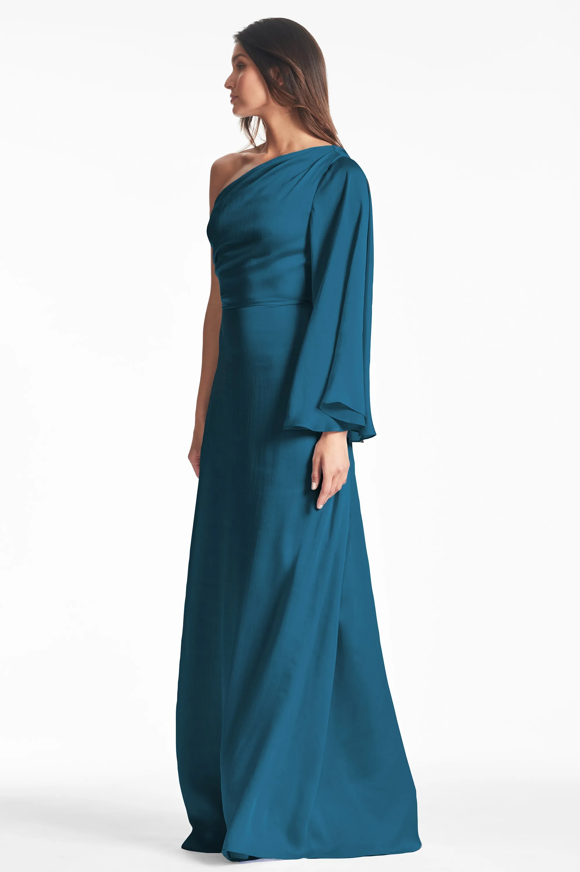 Keely Gown - Bottle Green - Final Sale