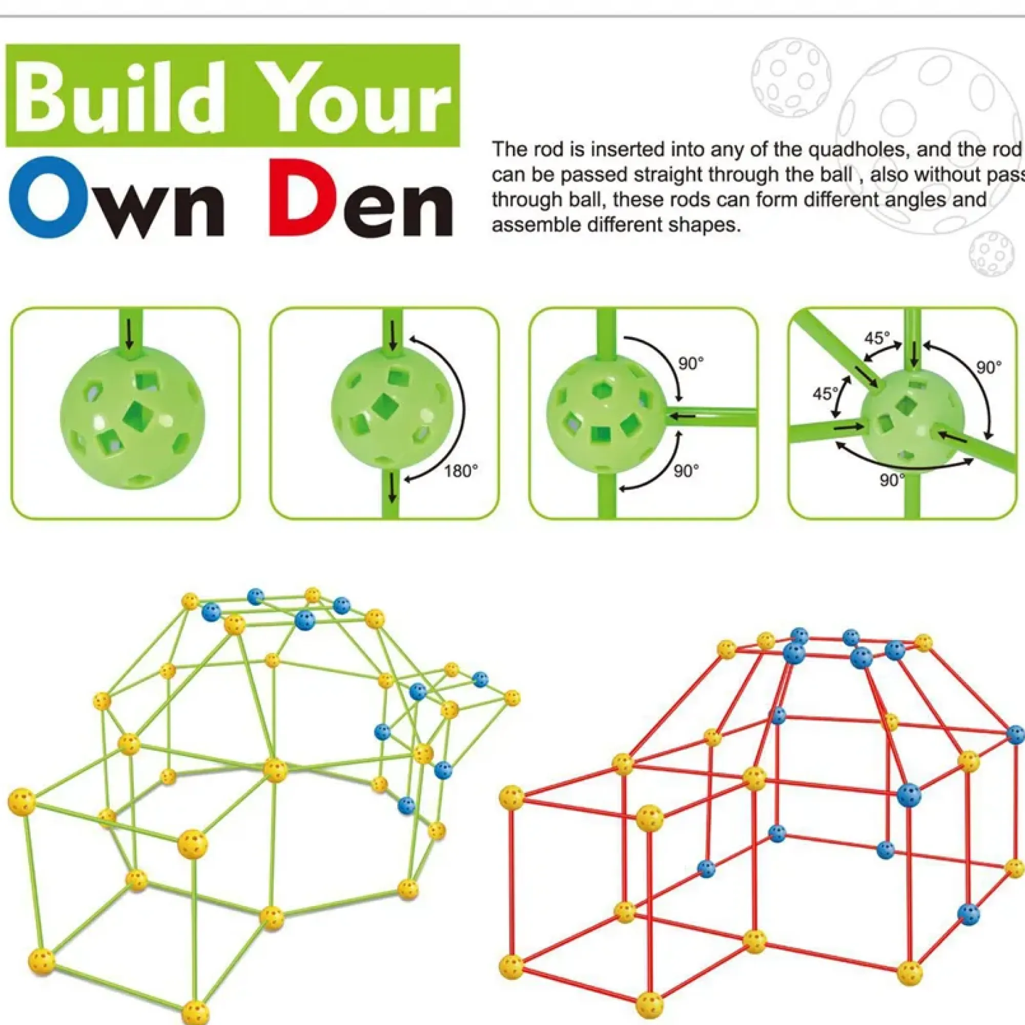 Kids Educational Construction Toys DIY STEM Building for 3,4,5 year old