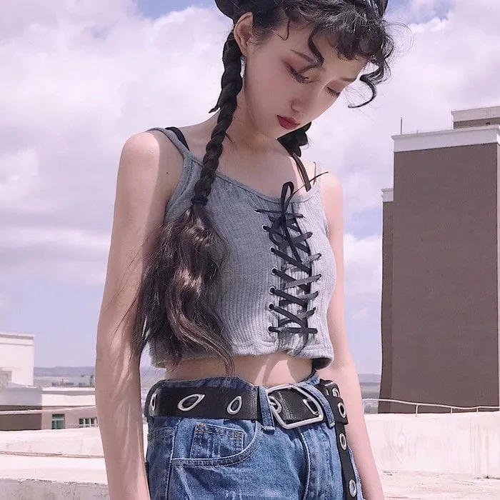 Korean Style Strappy Tank Top