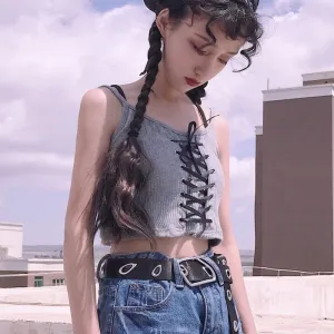 Korean Style Strappy Tank Top