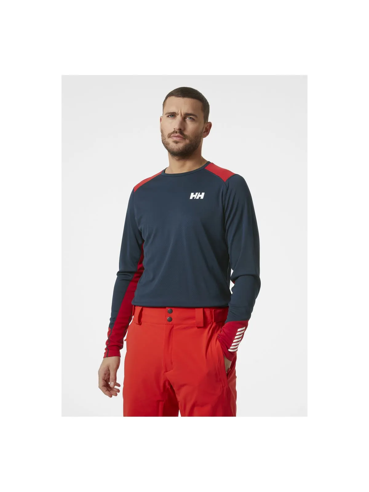 Koszulka męska Helly Hansen Lifa Active Crew granatowy