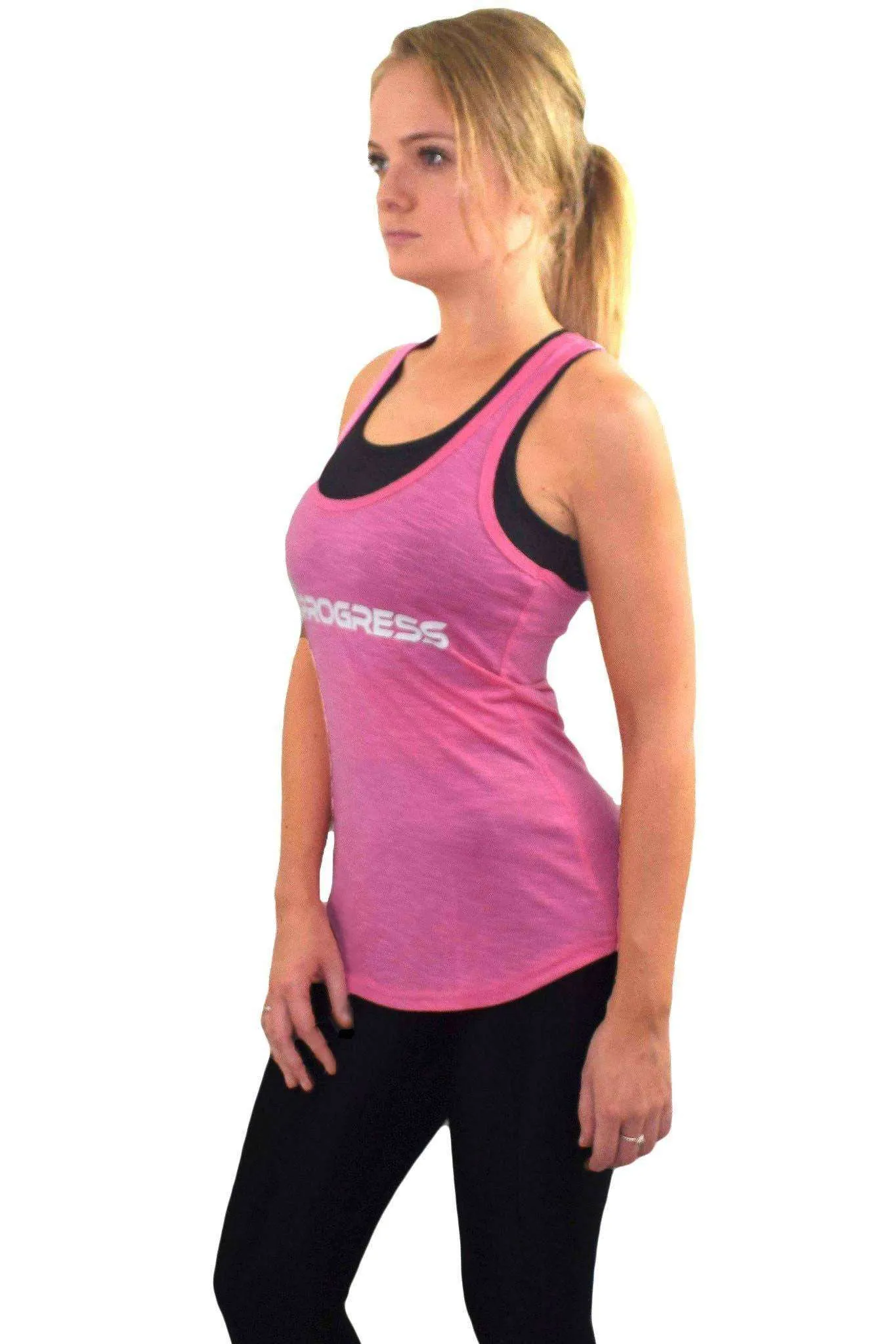 Ladies Essential Slub Vest (Pink)