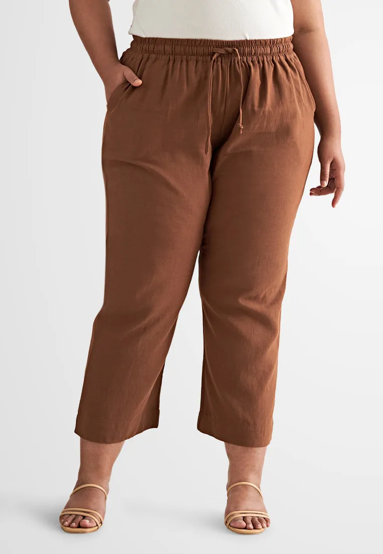 Laine Linen Drawstring Pants