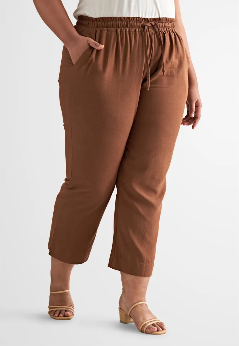 Laine Linen Drawstring Pants