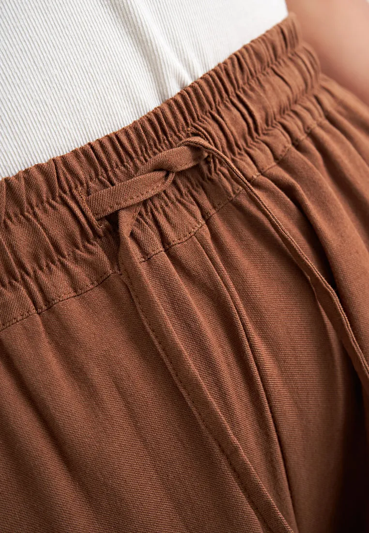 Laine Linen Drawstring Pants
