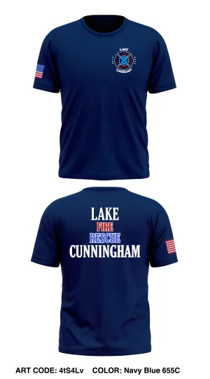 Lake Cunningham Fire Department Store 1 Core Men's SS Performance Tee - 4tS4Lv