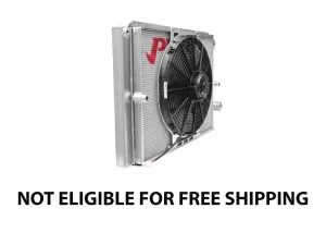 Late Model Radiator with Full Surface Oil Cooler Stack Package 28" x 19"  w- 16" Fan - GM