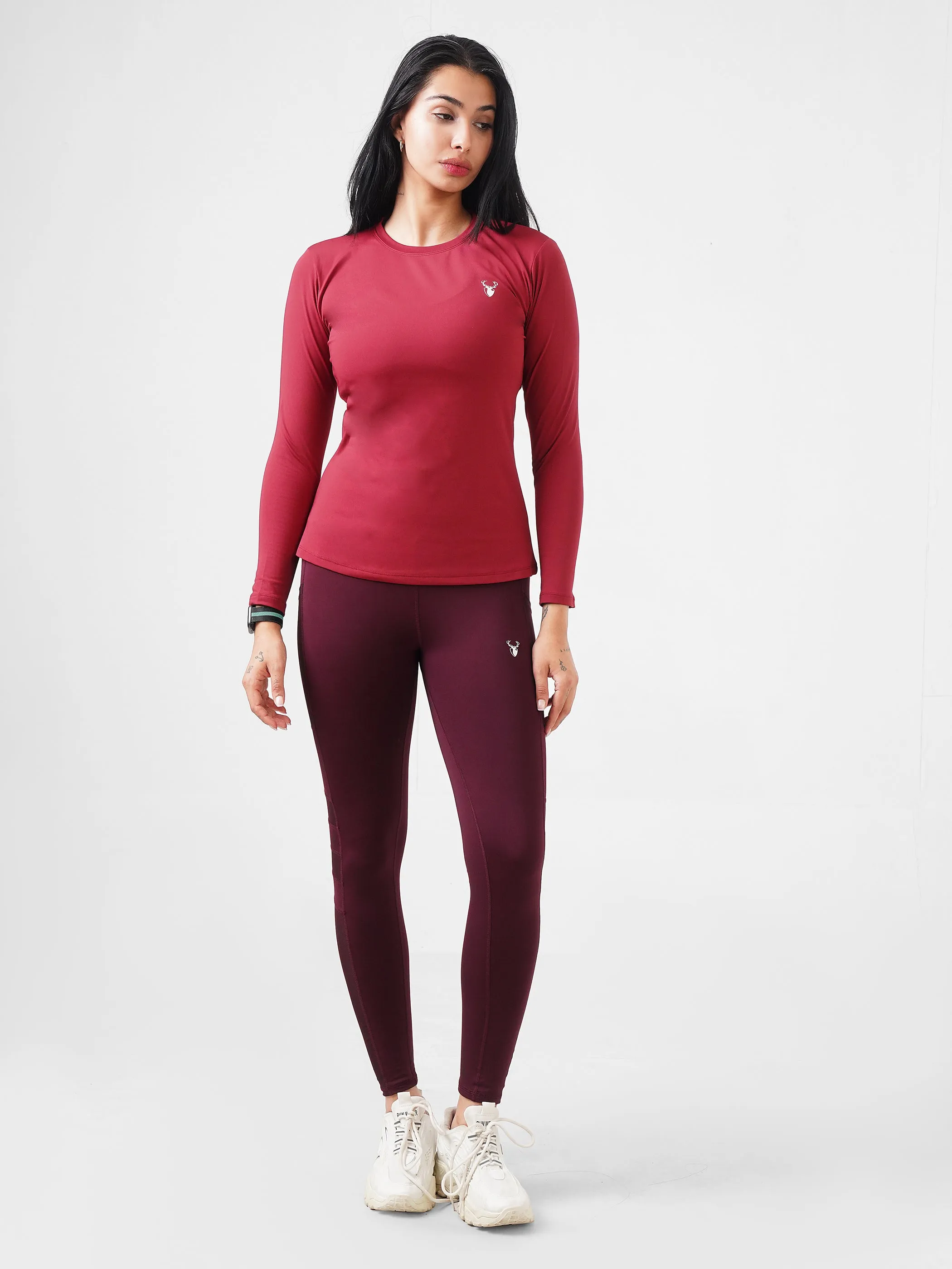 Leera's Maroon Sports Tee