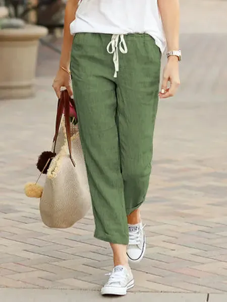 Lilly - Hose mit Kordelzug und Elastischer Taille