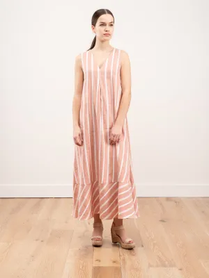 linen blend sleeveless dress