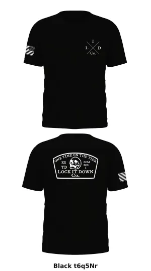 Lock it Down Co. Store 1 Core Men's SS Performance Tee - t6q5Nr