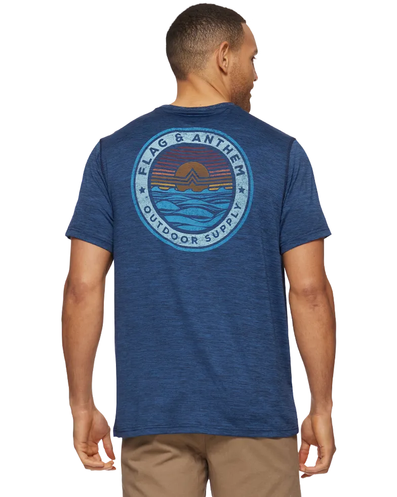 LOGO HERITAGE SUNSET PERFORMANCE TEE