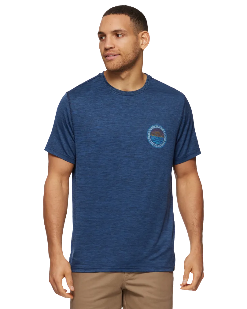 LOGO HERITAGE SUNSET PERFORMANCE TEE