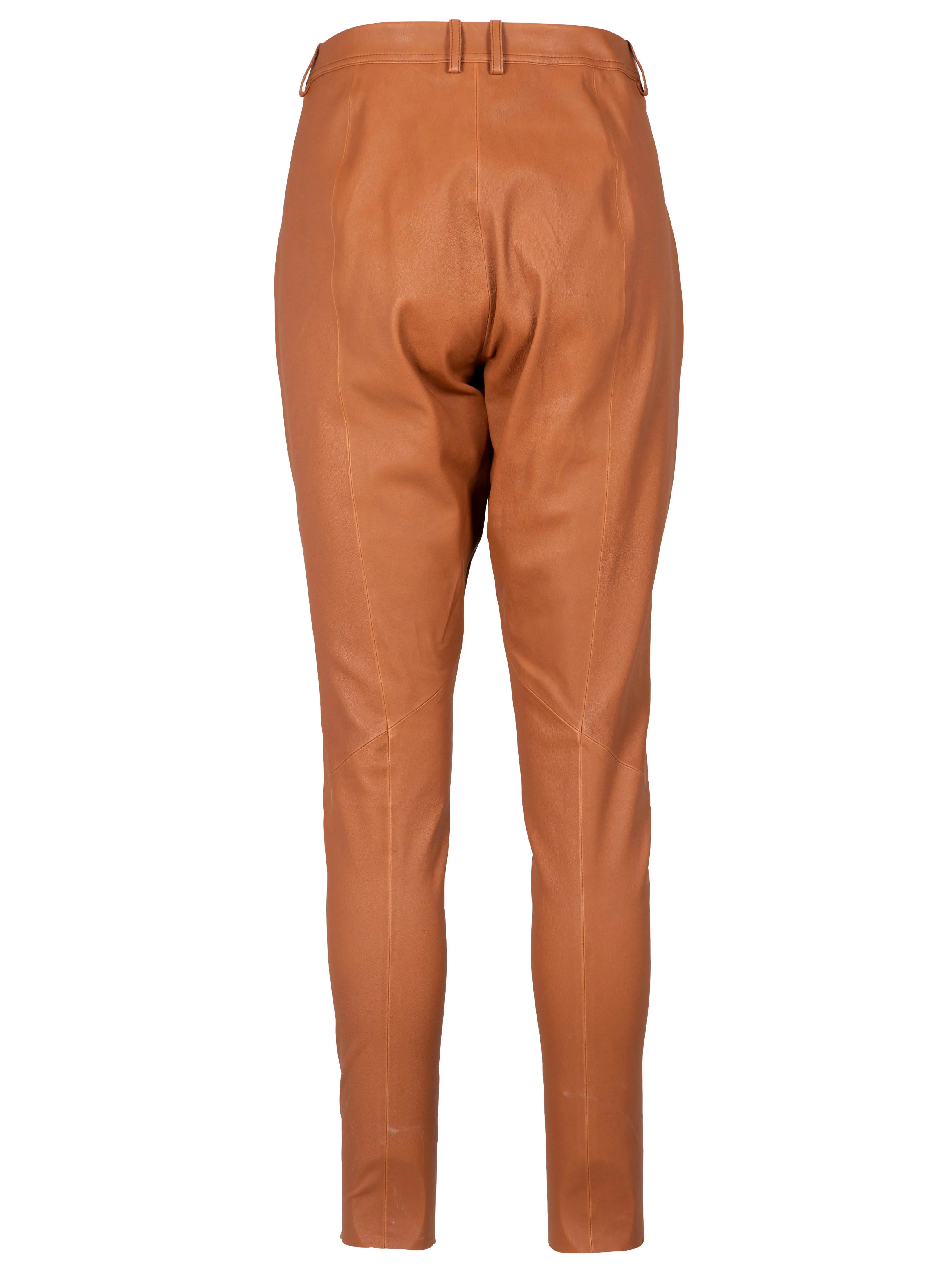 LUCILLE STUDS PANTS - Cognac