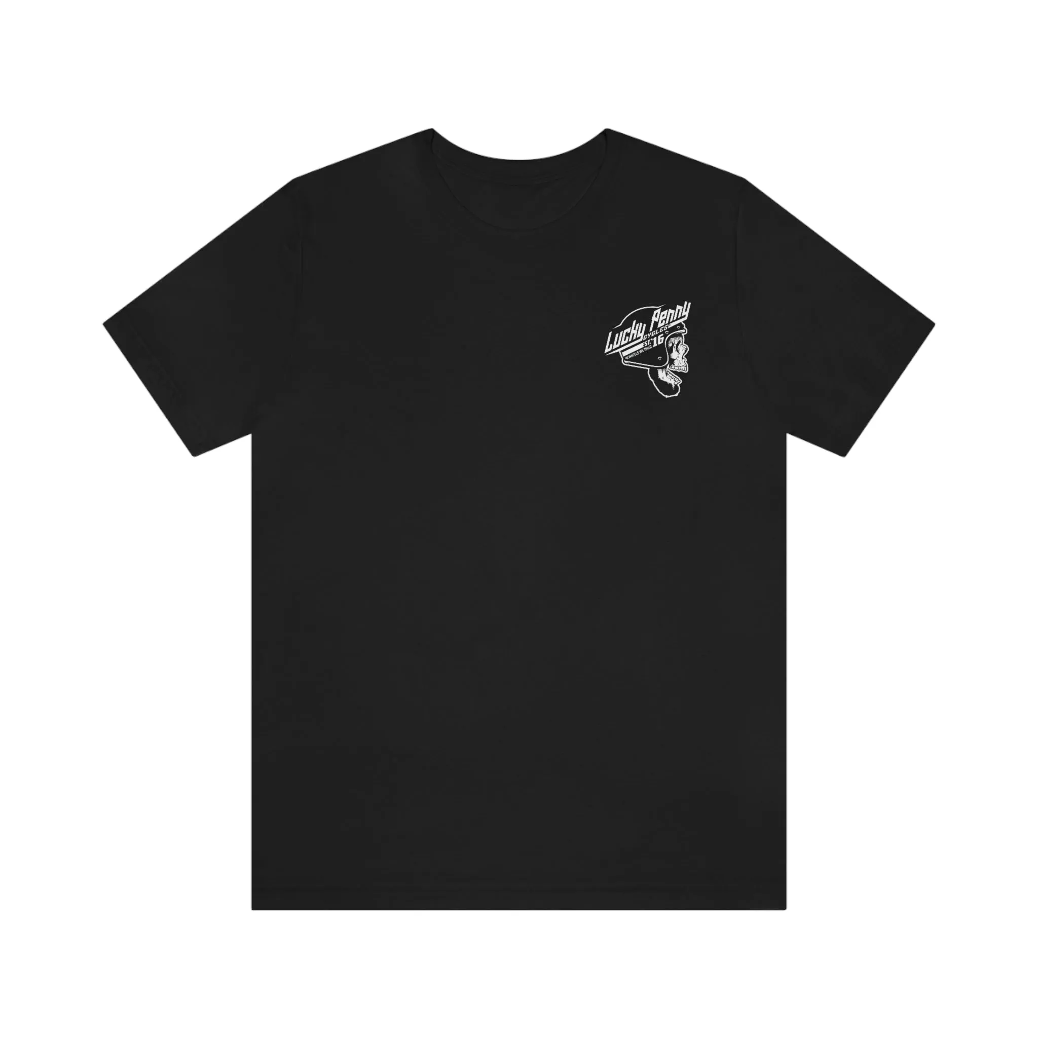 Lucky Penny Cycles DFW Cowboy Skull T-Shirt