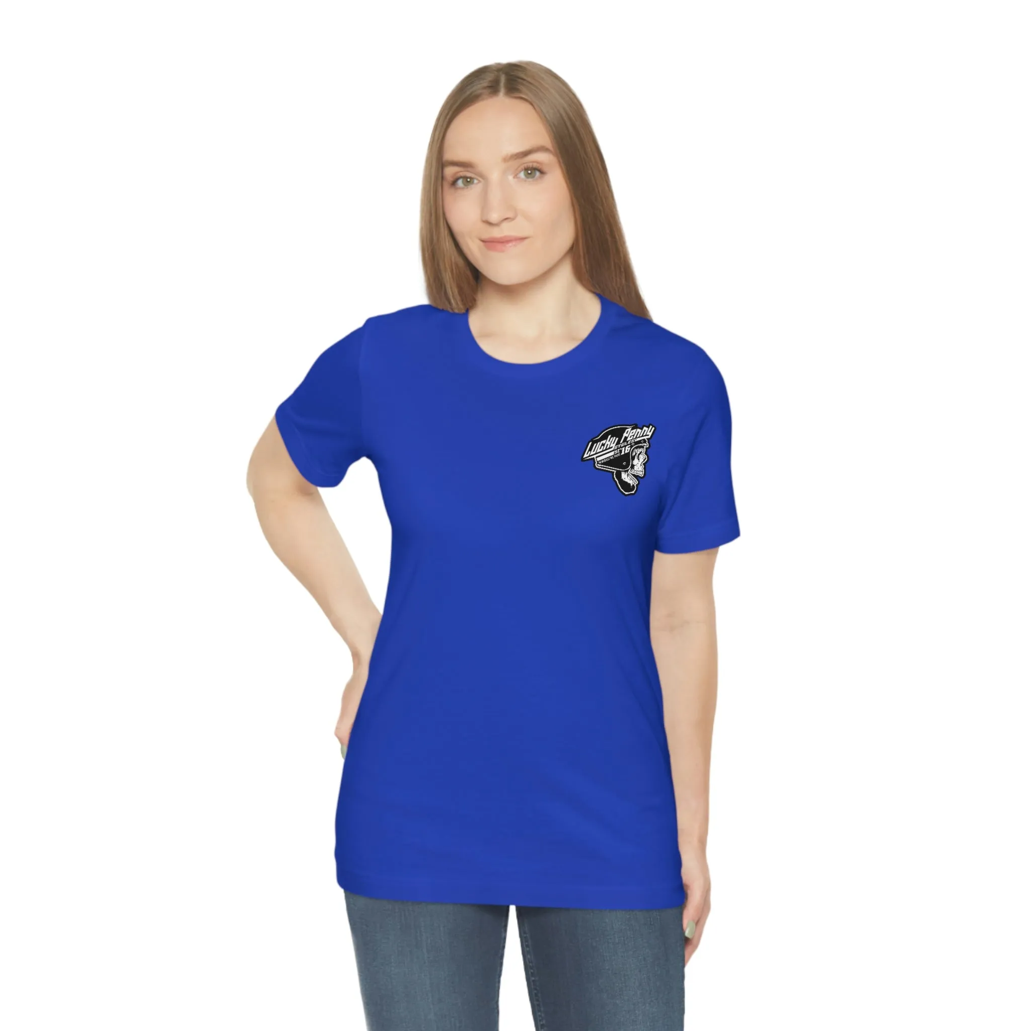 Lucky Penny Cycles DFW Cowboy Skull T-Shirt