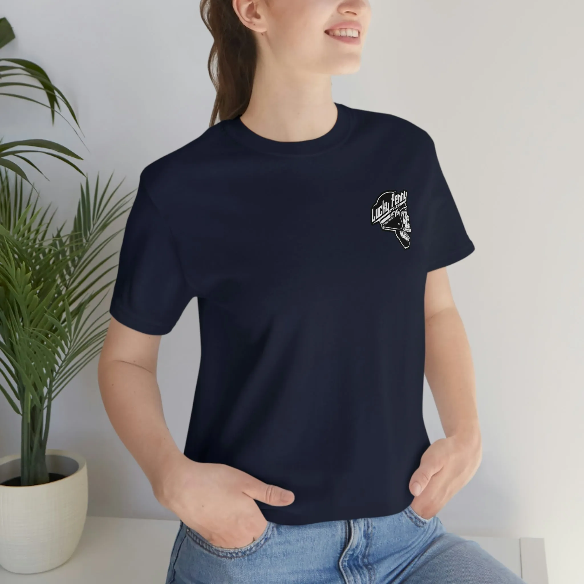 Lucky Penny Cycles DFW Cowboy Skull T-Shirt