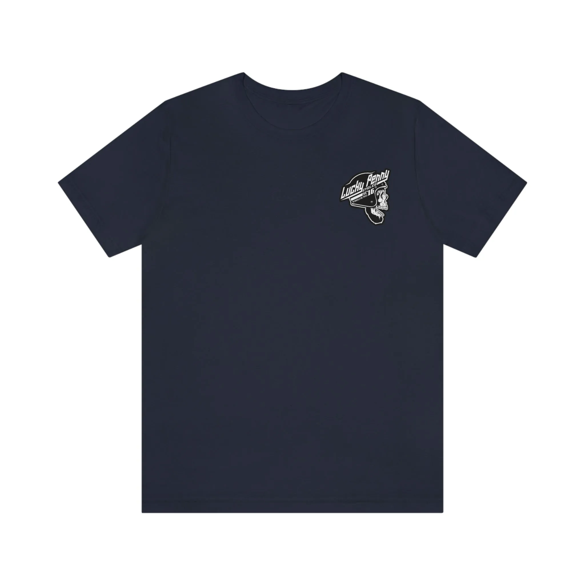 Lucky Penny Cycles DFW Cowboy Skull T-Shirt