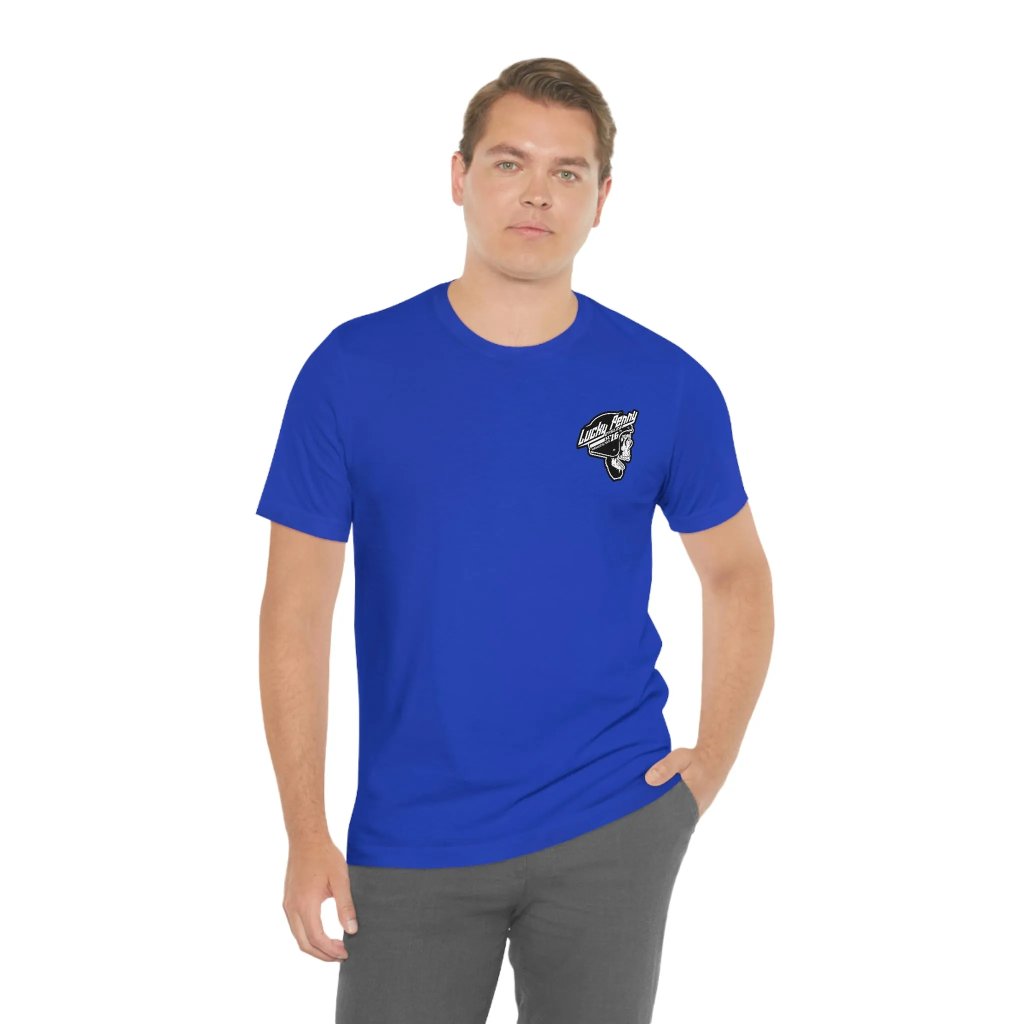 Lucky Penny Cycles DFW Cowboy Skull T-Shirt