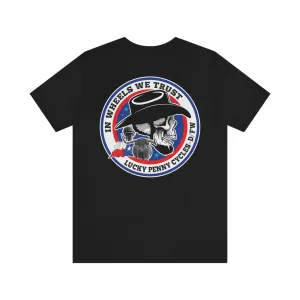 Lucky Penny Cycles DFW Cowboy Skull T-Shirt
